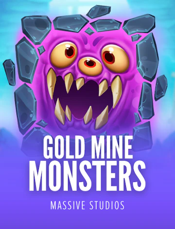 Tarjeta de minería dorada con monstruos y recompensas visuales.