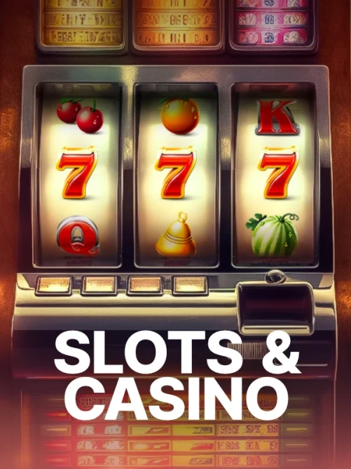 Tarjeta con iluminación magenta y concepto de casino premium.